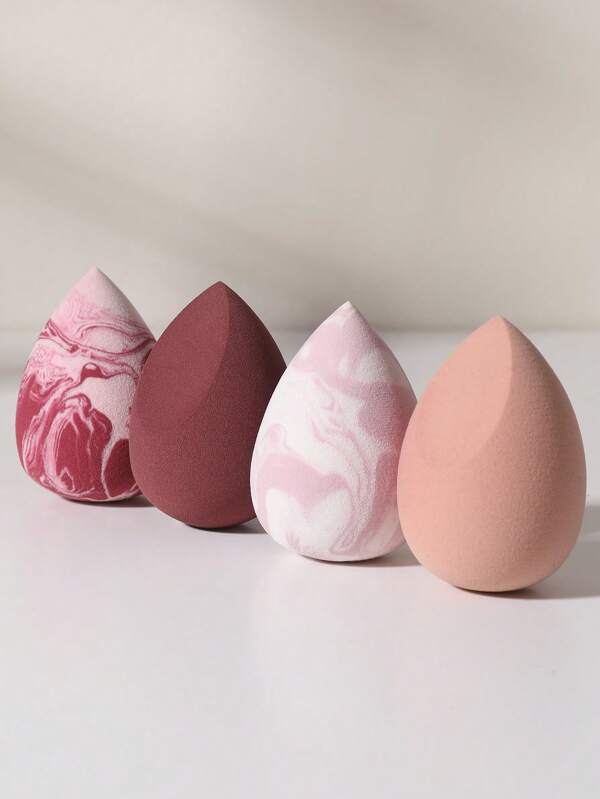 Makeup Sponge,4PCS Makeup Sponge Set Face Sponge Beauty Sponges Egg Shaped Makeup Blender