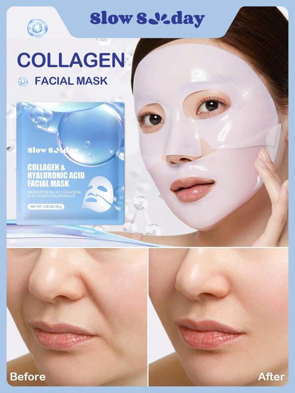 SlowSunday Collagen & Hyaluronic Acid Facial Mask